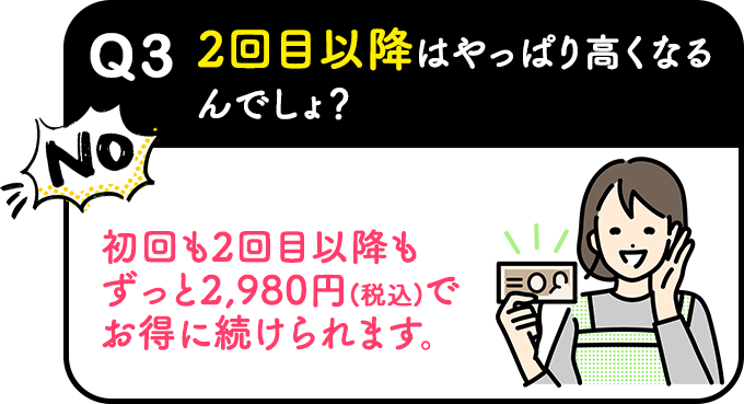 2回目以降はやっぱり高くなるんでしょ？