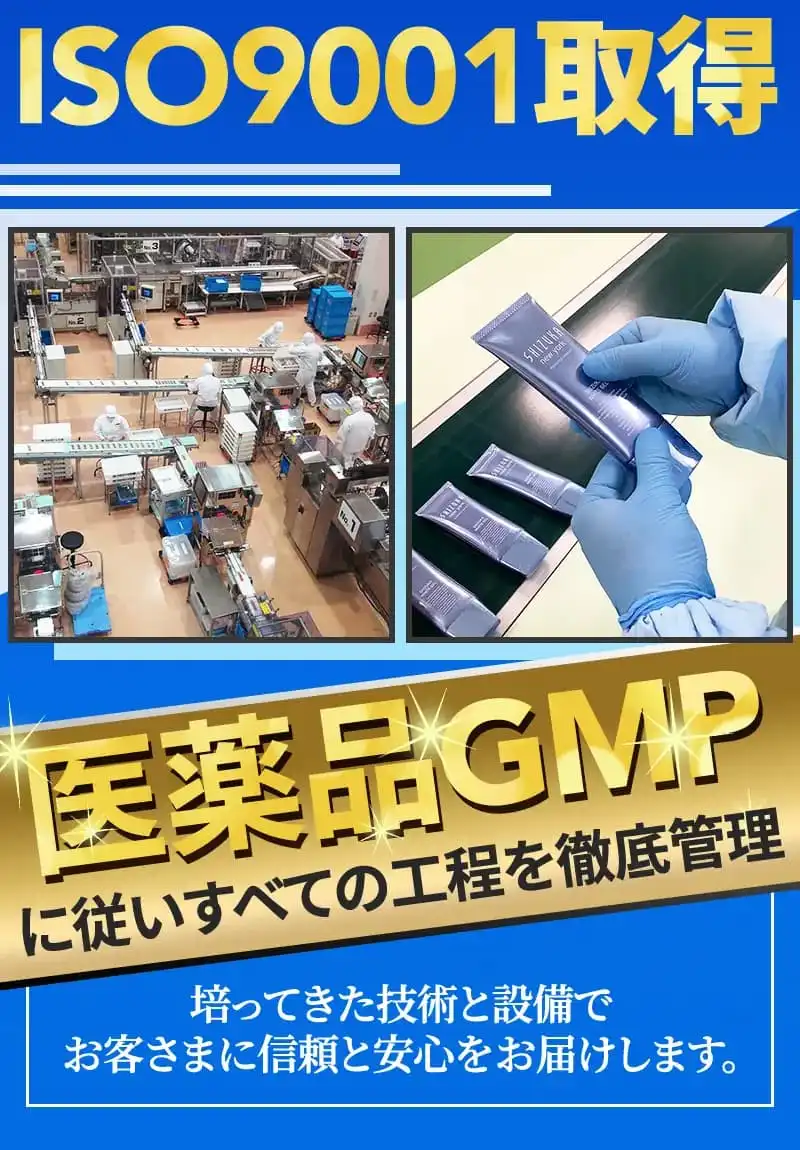 ISO9001取得 医薬品GMP